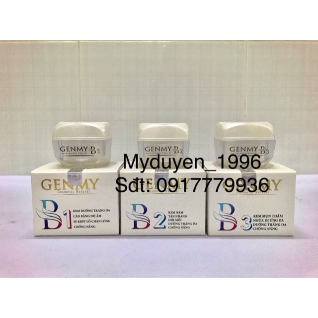 Kem dưỡng trắng da mặt GENMY 10g