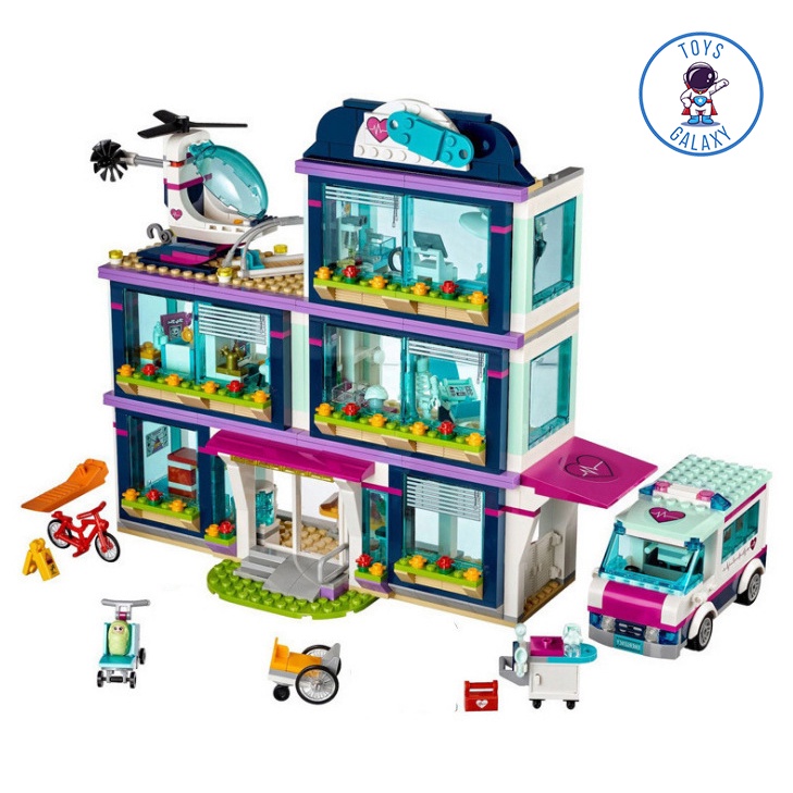 Đồ Chơi Lắp Ráp Mô Hình Bệnh Viện Cấp Cứu Thành Phố Nhân Ái / Đồ Chơi Trí Tuệ / Đồ Chơi Bé Gái SX3028