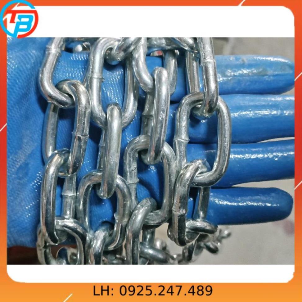 Dây xích sắt mạ kẽm [ Phi 6mm ] CÁP THÉP Thái Bình VinàN