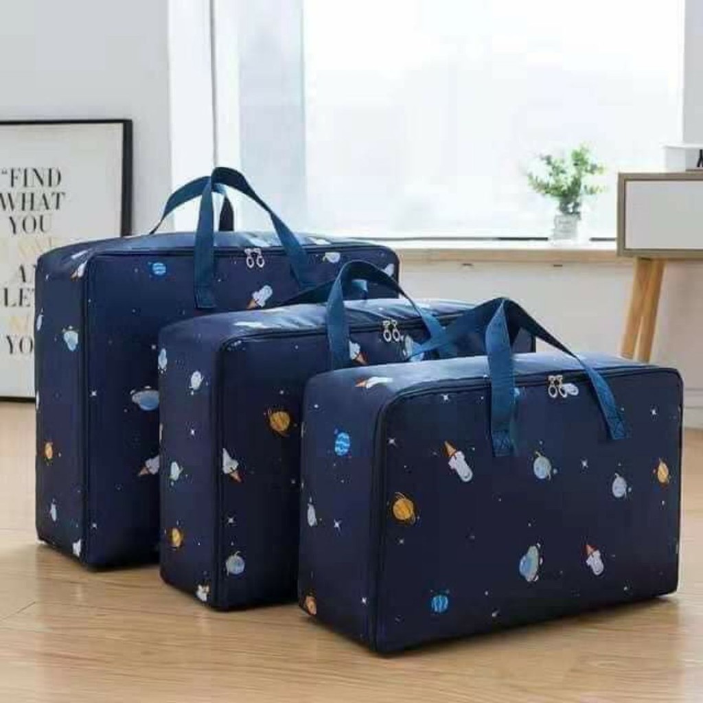 Set 3 túi 3 kích thước đựng chăn, màn, quần áo