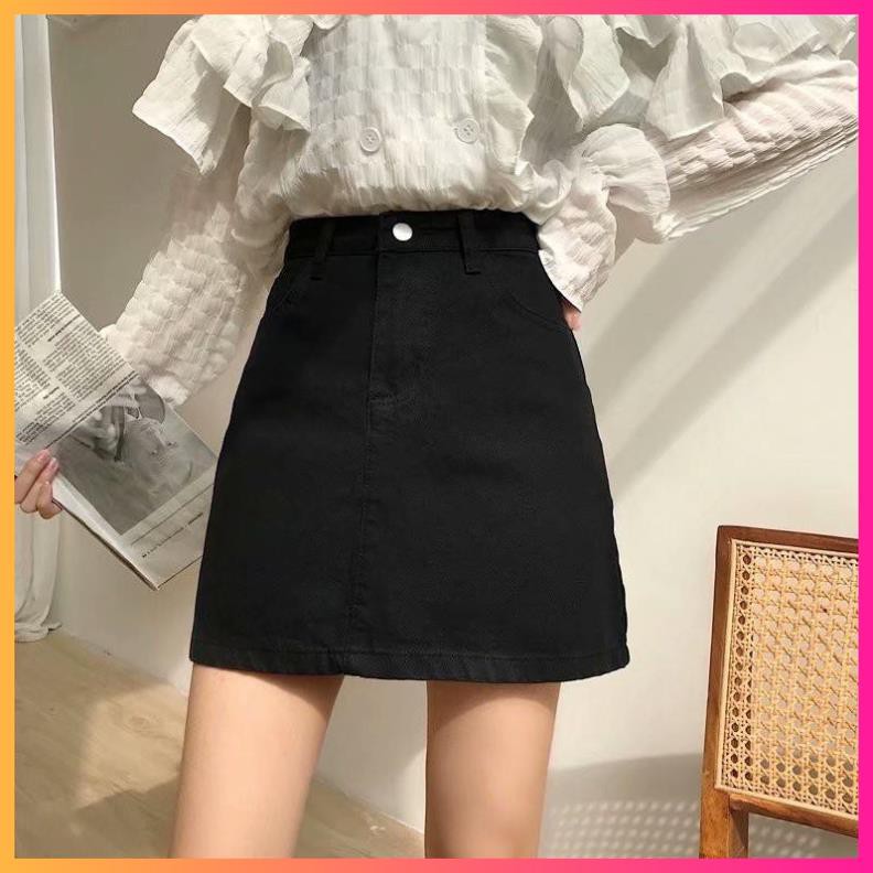  Chân Váy Kaki Lưng Cao Mềm Mát/Chân váy có quần kaki dáng ngắn - MOONMY