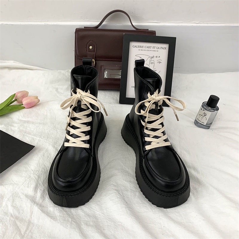 BOOTS DA CAO CỔ ĐẾ CAO ULZZANG H40