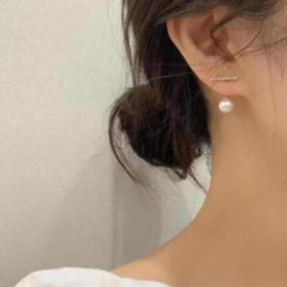 Hoa tai dáng dài đính ngọc trai nhân tạo