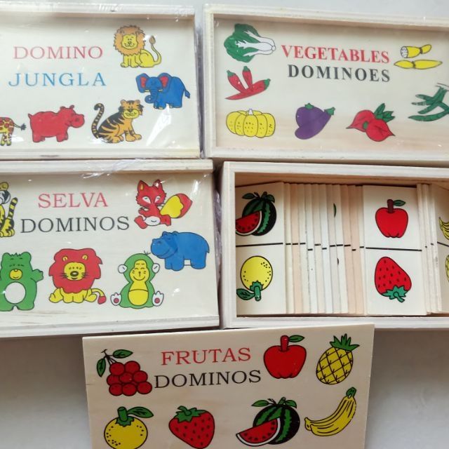 Domino gỗ ghép nối 28 chi tiết