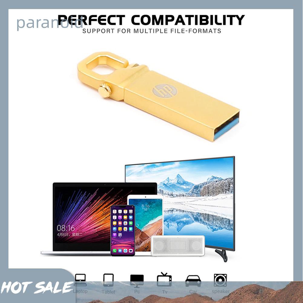 Usb 2.0 Bằng Kim Loại Chống Nước Có Móc Khóa Tiện Dụng | BigBuy360 - bigbuy360.vn