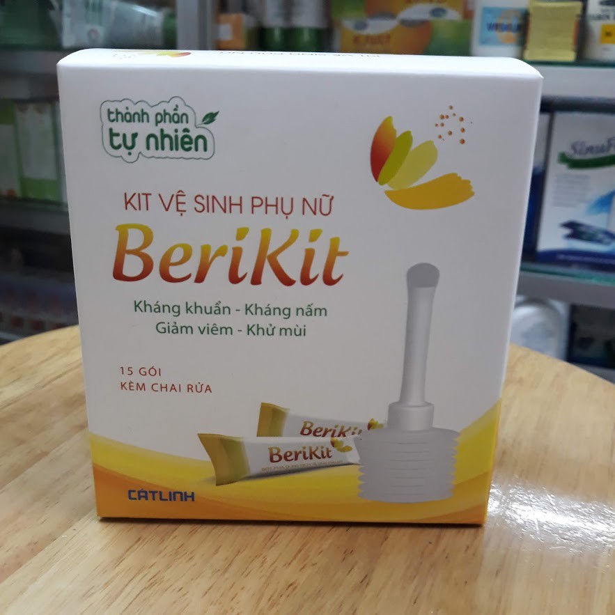 Kit vệ sinh phụ nữ Berikit - Kháng khuẩn - Kháng nấm - Khử mùi Chính hãng