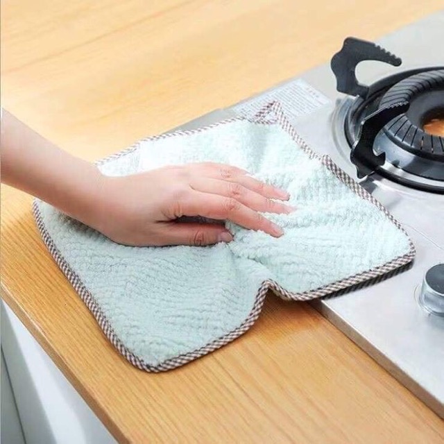 Combo 5 khăn lau tay vuông có viền