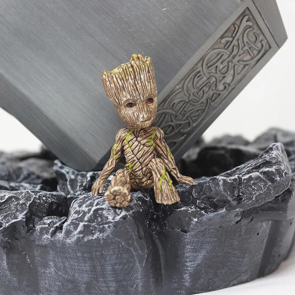 Mô Hình Nhân Vật Groot Ngồi Trong Avengers 6CM Độc Đáo
