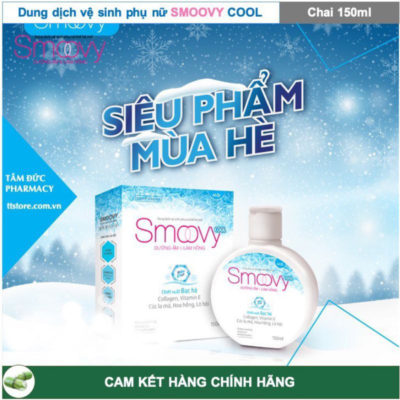 Dung dịch vệ sinh Smovy thoáng sạch làm hồng vùng kín