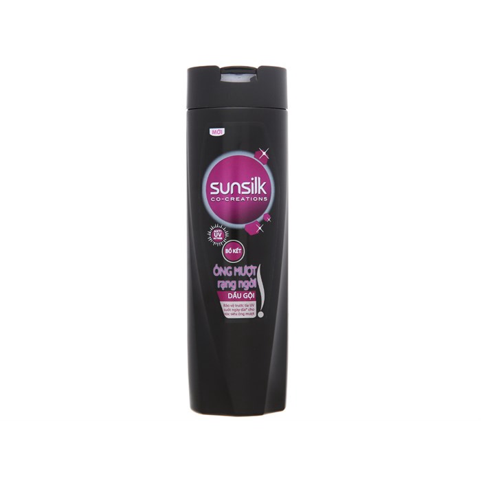 Dầu gội Sunsilk 165ml giúp tóc mềm mượt ngát hương với dưỡng chất thiên nhiên