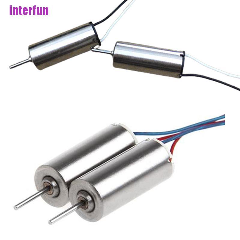 [Interfun1] 615 Coreless Motor Mini Rc Quadcopter Spare Parts Cw Ccw Motor Electric Motor [Fun]