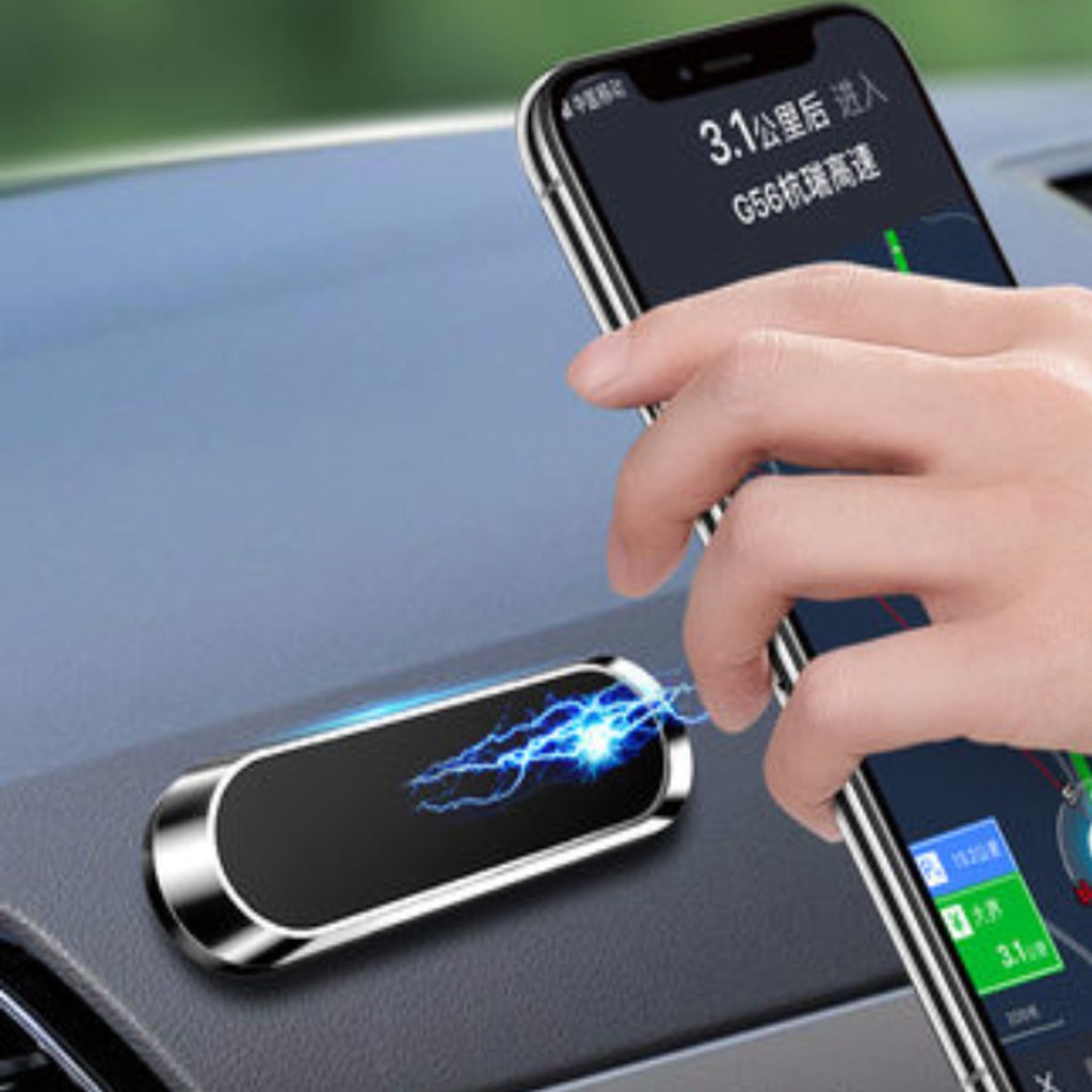 Giá đỡ điện thoại nam châm bằng hợp kim nhôm cao cấp cho xe hơi | BigBuy360 - bigbuy360.vn