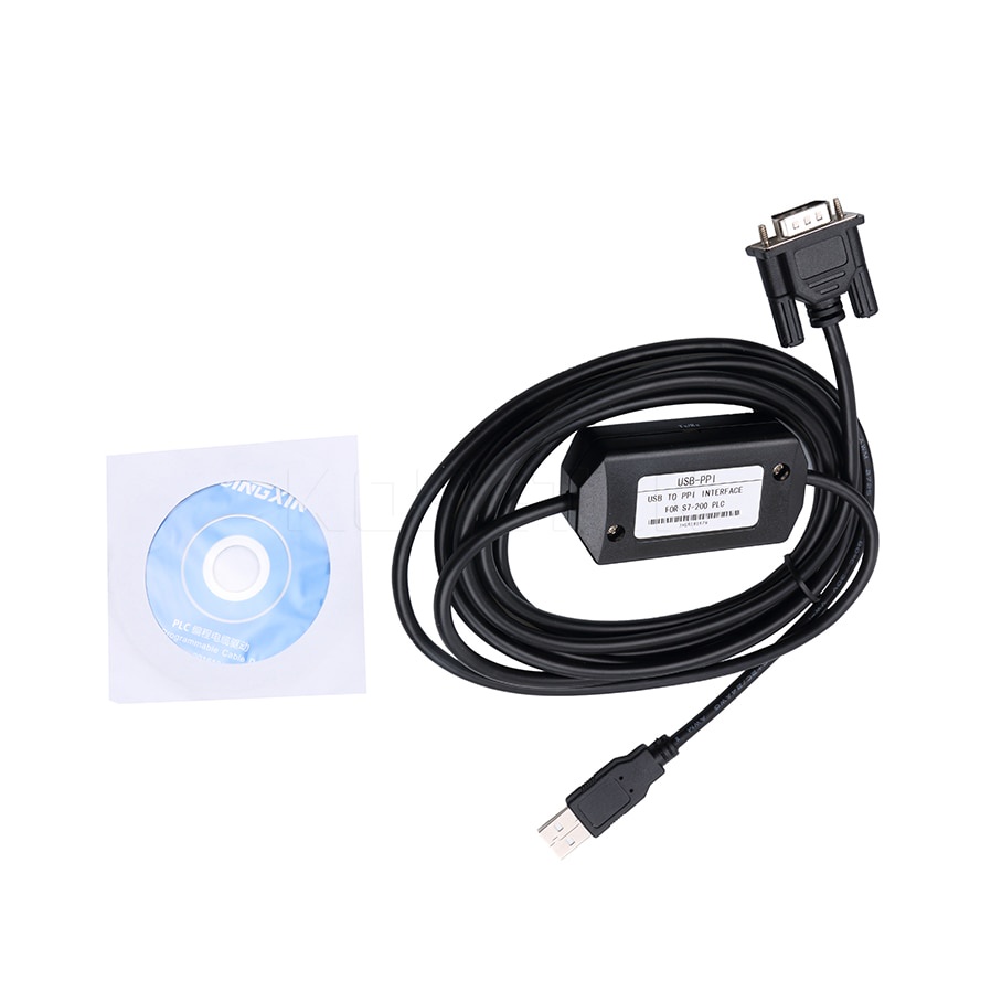 Dây Cáp Lập Trình Cổng USB 3 Metres for Win 7 / XP + Driver CD Cho Siemens S7-200 PLC