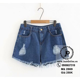 Quần short jean big size (MS 2869)