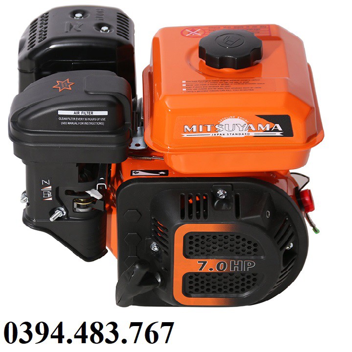 Máy Nổ – Động Cơ Xăng 7HP Mitsuyama TL-270R-2 Tua Chậm