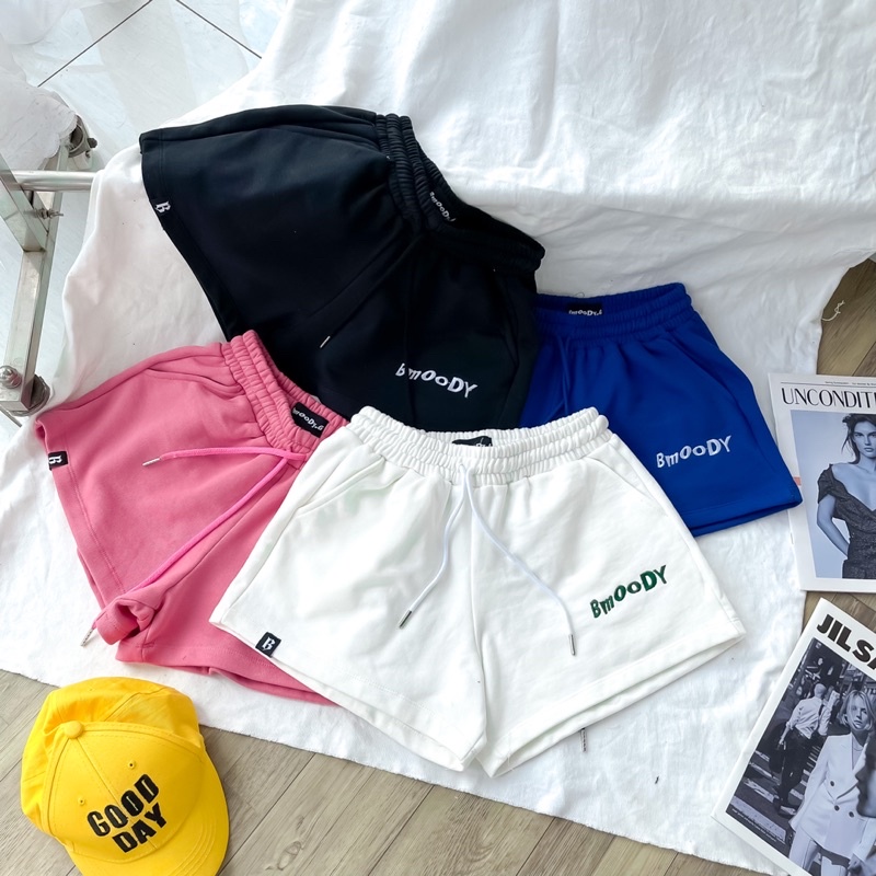 Quần Short thun BMOODY ……. Thêu nổi,Chất dày SIÊU CHẤT LƯỢNG | BigBuy360 - bigbuy360.vn