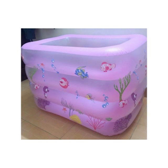 Bể bơi trong 4 tầng siêu dai cho bé yêu