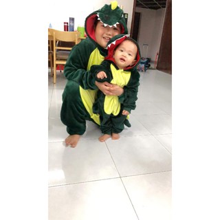Bộ quần áo khủng long ( chọn màu ib)