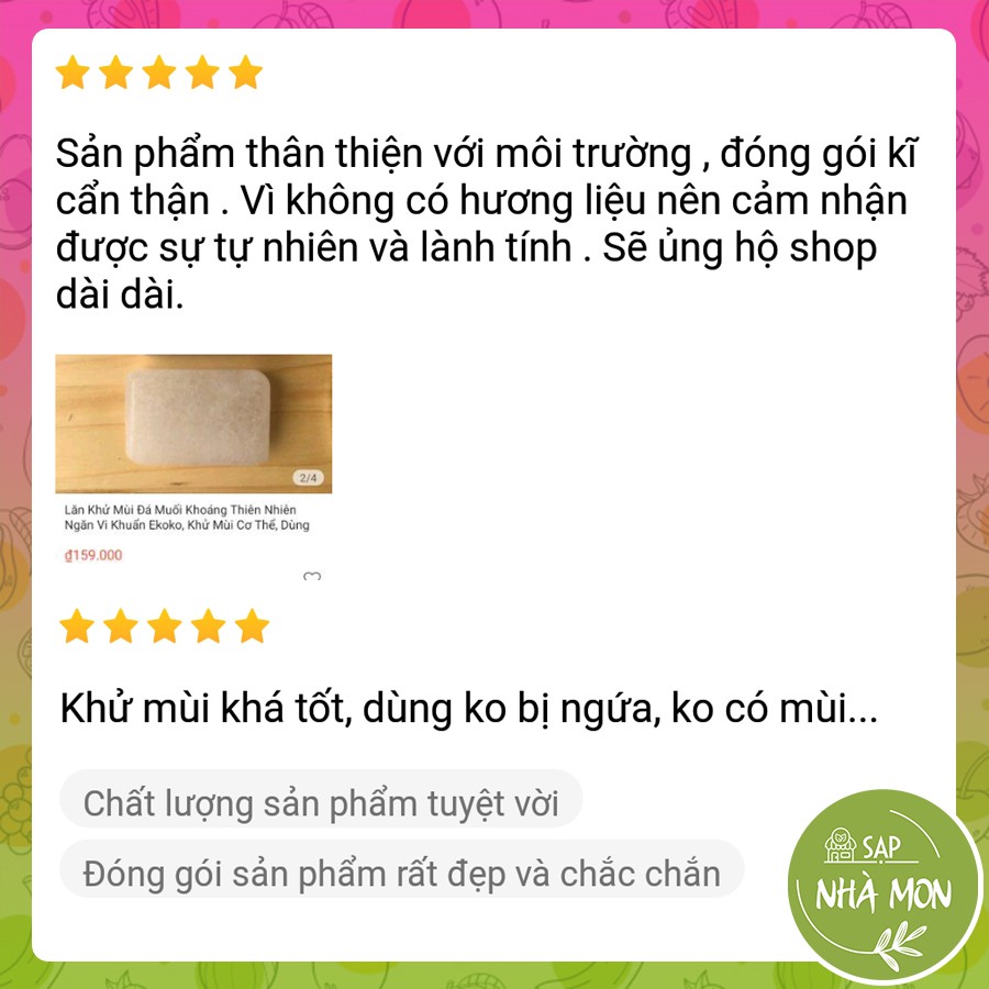 Đá Khoáng Khử Mùi Phèn Chua Ekoko Rocky Crystal Deodorant - Đá Lăn Nách Khử Mùi Tự Nhiên