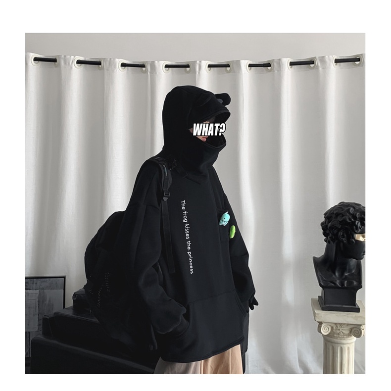 ÁO HOODIE ẾCH KHOÁ MIỆNG SIÊU CUTE 😂😂 | BigBuy360 - bigbuy360.vn