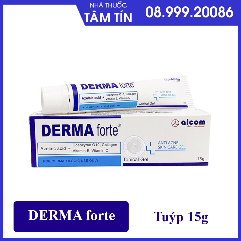 ✅  Derma Forte Gel 15g cho da thâm mụn, mờ sẹo, dưỡng da