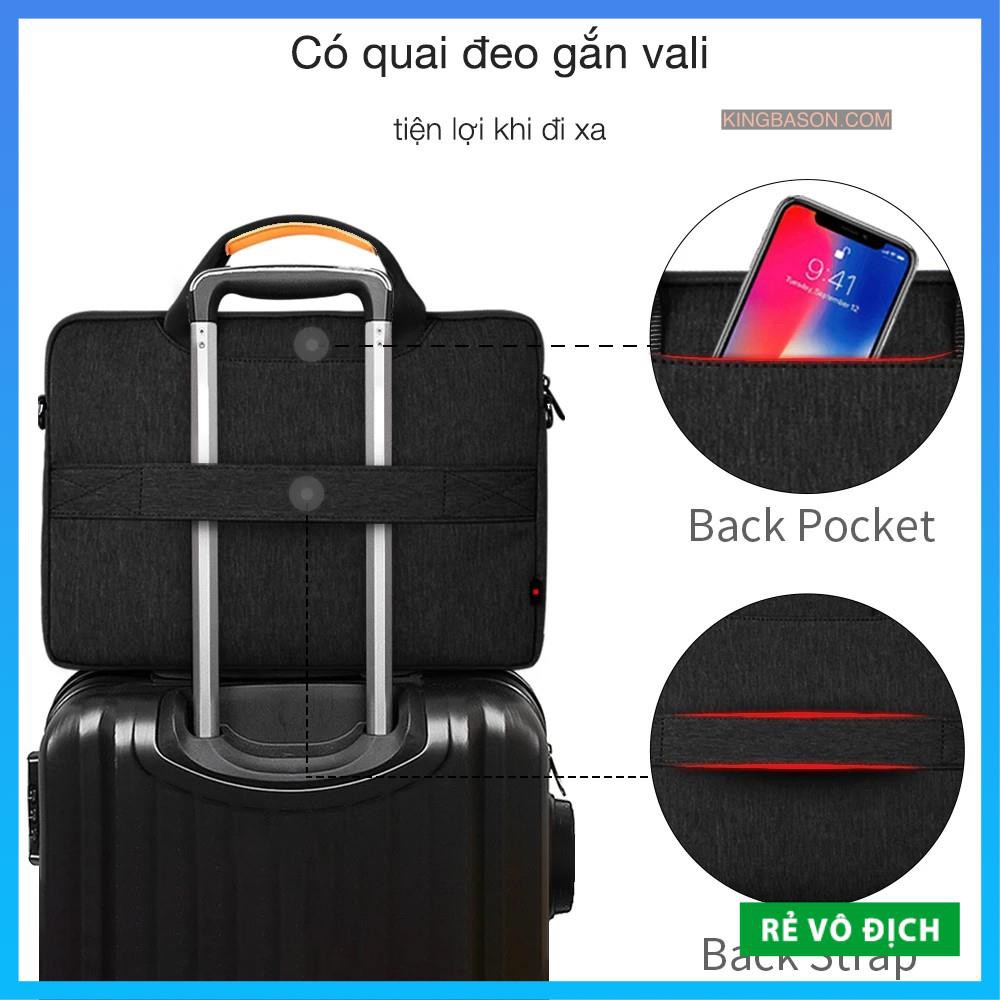 [Rẻ Vô Địch] Cặp, Túi Xách đựng Macbook, Laptop 13/14/15.6inch : Chống Sốc Tốt - Wiwu Pioneer Shoulder Màu đen