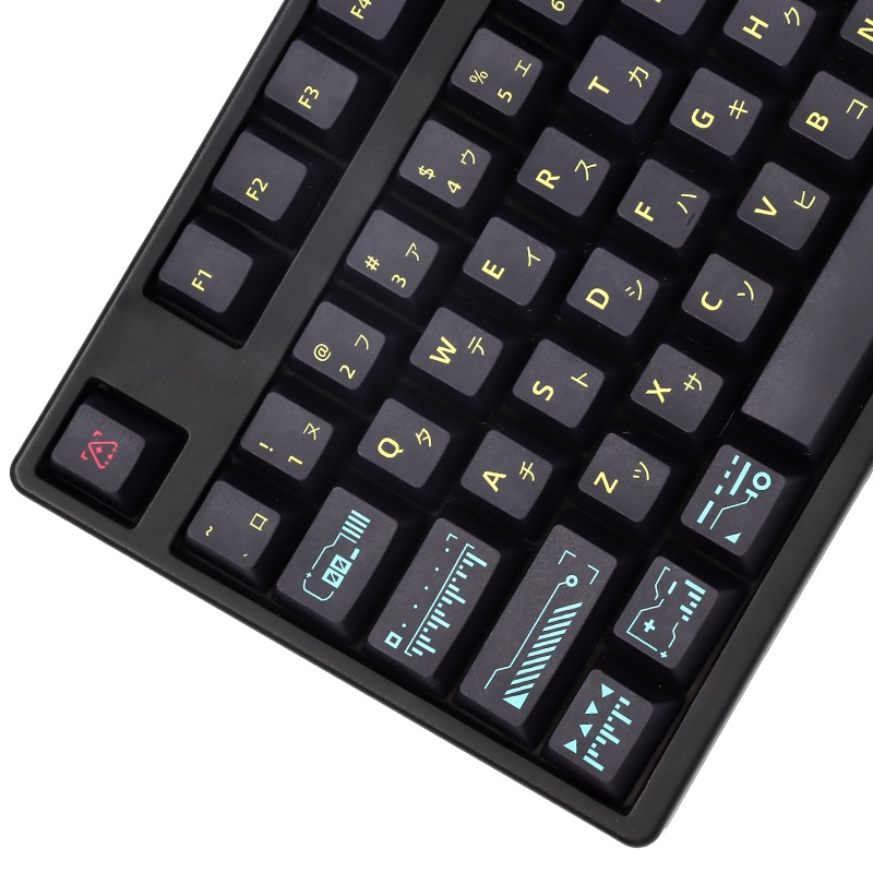 Awaken 131keys Keycaps Cherry Profile PBT Five-sided Sublimation Mechanical Keyboard Keycap