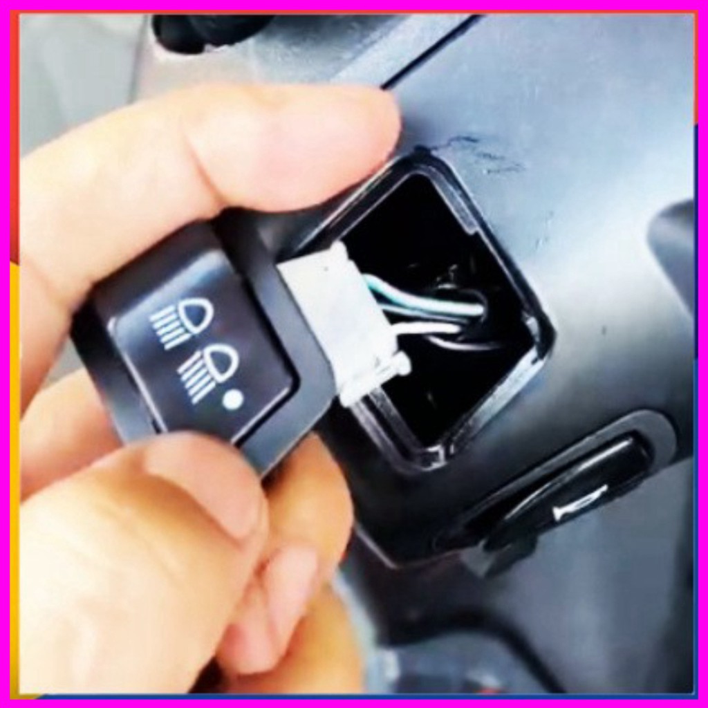 Công Tắc Tắt Đèn Cho Xe Honda Vision, Wave, RSX, Lead Lắp Như Zin Không Đục Khoét