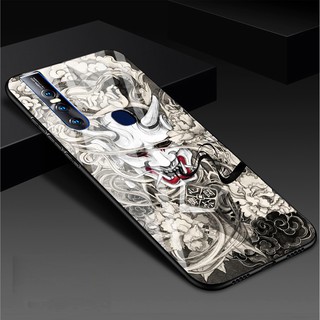 ốp lưng cho vivo V15 mặt kính cường lực