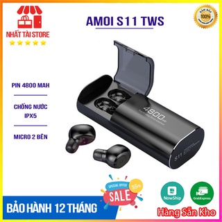 Tai Nghe Bluetooth TWS S11 - Chống Nước IPX5 - Pin 4800 - Tích Hợp Micro -Tự Động Kết Nối -Chống ồn HOT