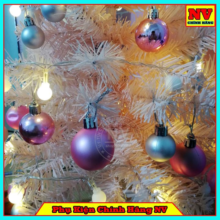 Cây Thông Noel 60CM Màu Hồng Full Phụ Kiện