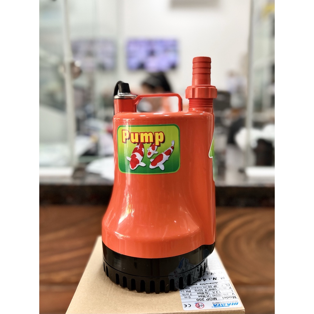 Máy Bơm Tõm Nhựa Cam Mastra 200w Máy Bơm Chìm Độ Chính Xác Cao, Thân Thiện Với Môi Trường, Đạt Tiêu Chuẩn An Toàn