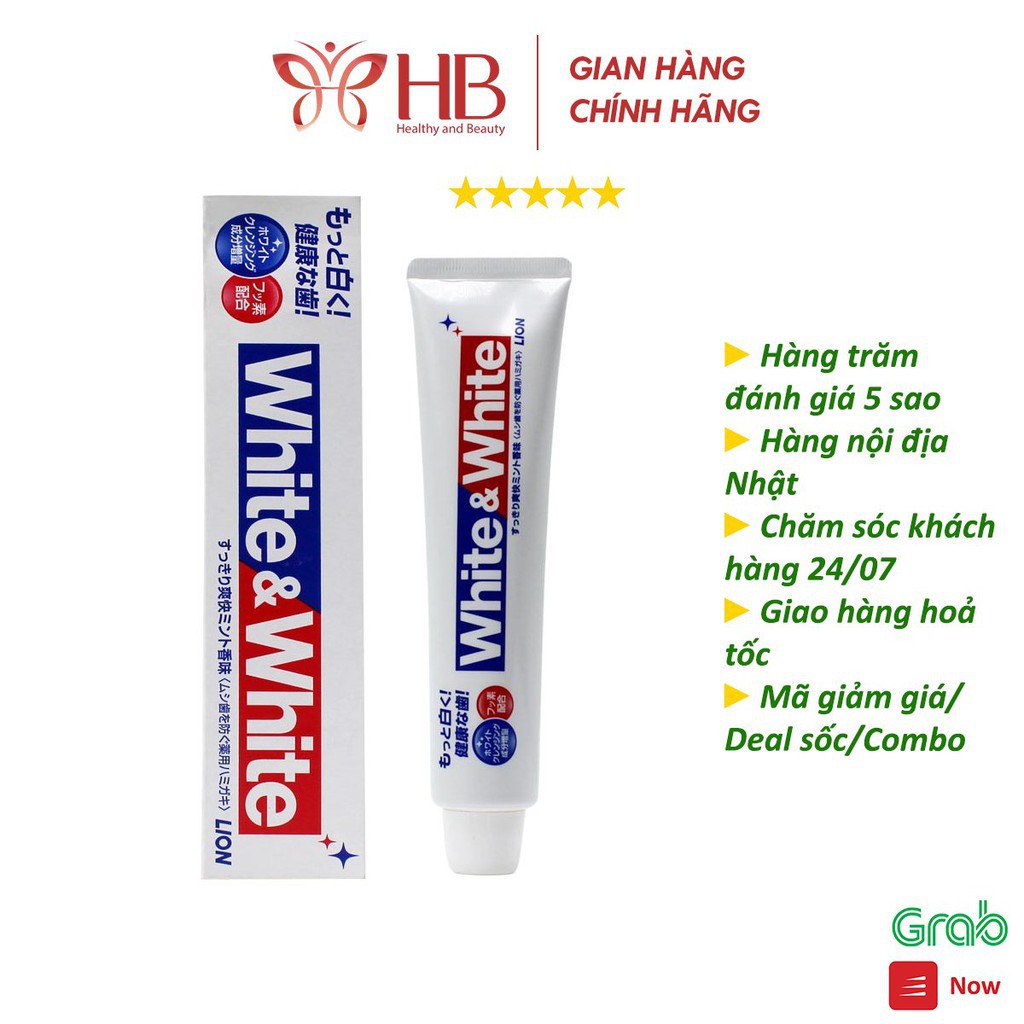 Kem Đánh Răng White &amp; White Nhật Bản