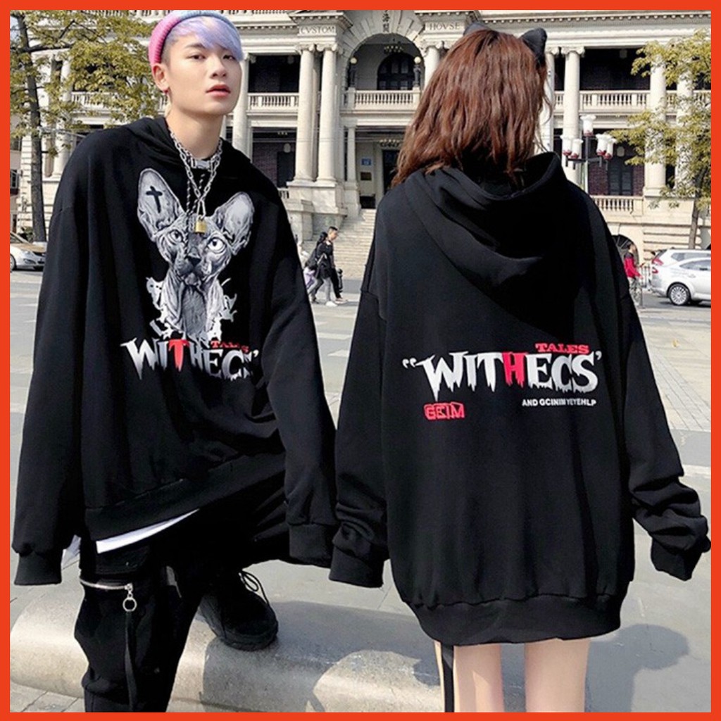 ÁO HOODIE - ÁO KHOÁC NỈ NGOẠI Withecs (Cổ Chui)