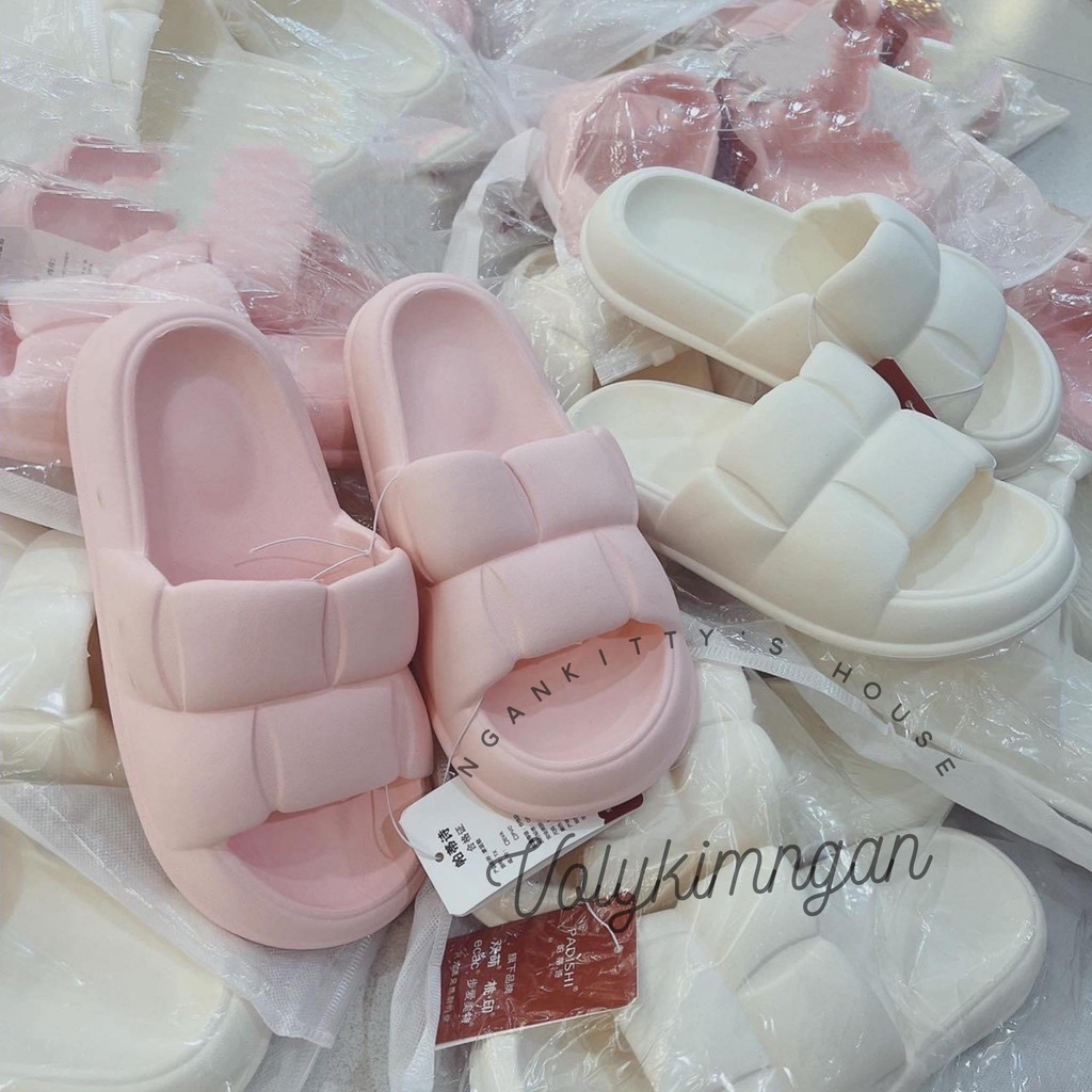 Dép bánh mì ô vuông