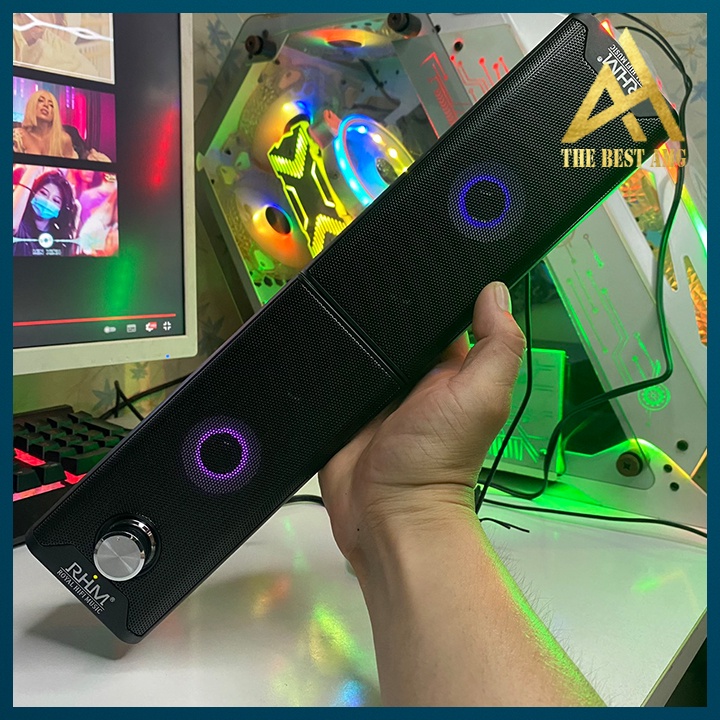 Loa Máy Tính Để Bàn Bluetooth Chính Hãng LED RGB 2.0 RHM RM116BT Loa Laptop Vi Tính Nghe Nhạc Pc Gaming Có Dây