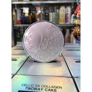 Phấn Phủ Siêu Mịn Cellio Ex Collagen Twoway Cake SPF 30 PA+++