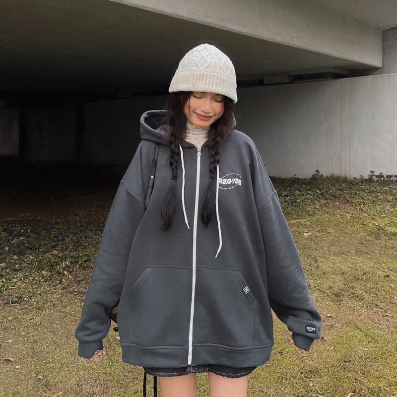 Áo khoác HOODIE ZIP SS22 REGODS Unsex Form Rộng ( HOODIEZIP SS22 )