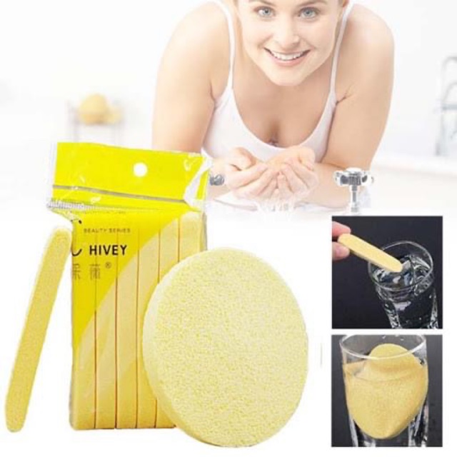 Bông Mút Bọt Biển Chivey Chính Hãng Rửa Mặt