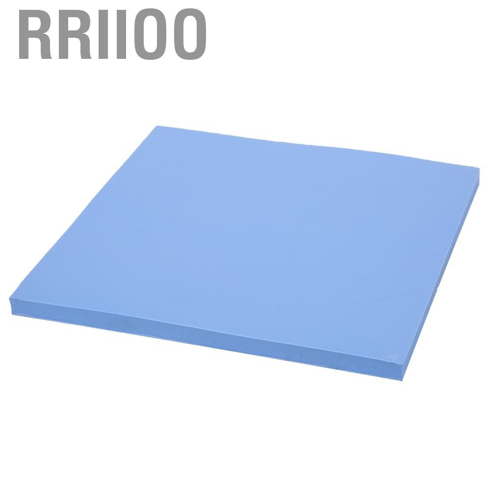 Rriioo Blue Thermal Conductive Pad CPU GPU Heat Dissipation Sheet 100x100x5mm 1.5W/m-k