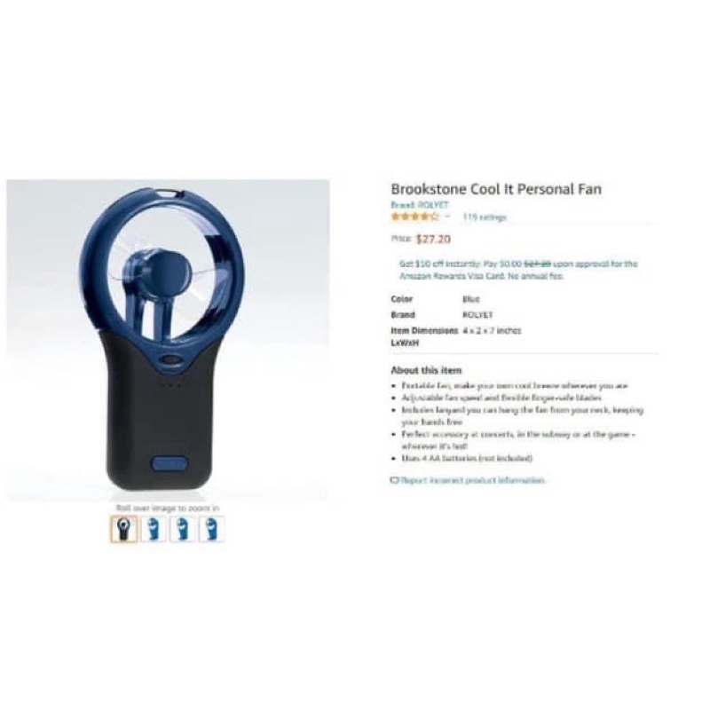 Quạt mini cần tay xuất mỹ