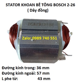 Stator, cuộn điện lắp máy khoan bê tông 2-26RE
