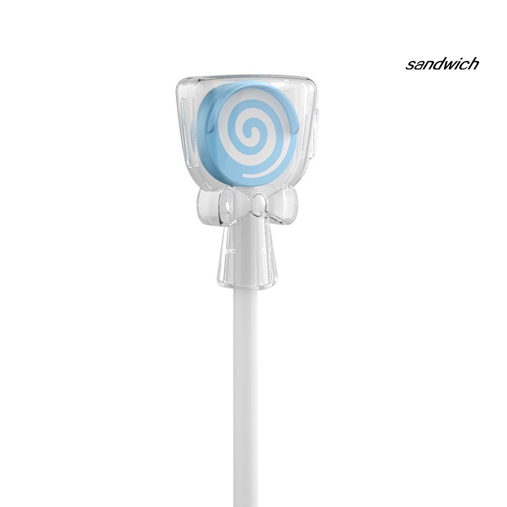 Dụng Cụ Cạo Làm Sạch Lưỡi Cho Bé Hình Kẹo Mút Dễ Thương