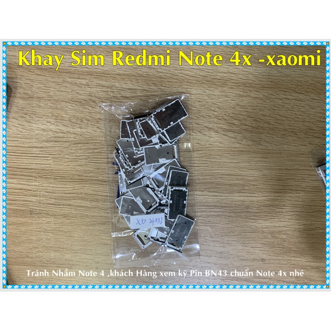 Khay Sim Redmi Note 4x -Xaomi