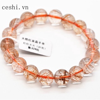 Brazilian natural hair red hair crystal clear hair fashion hair bracelet red crystal cornucopia bracelet single