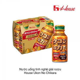 Combo 6 chai nước nghệ giải rượu House Nhật Bản
