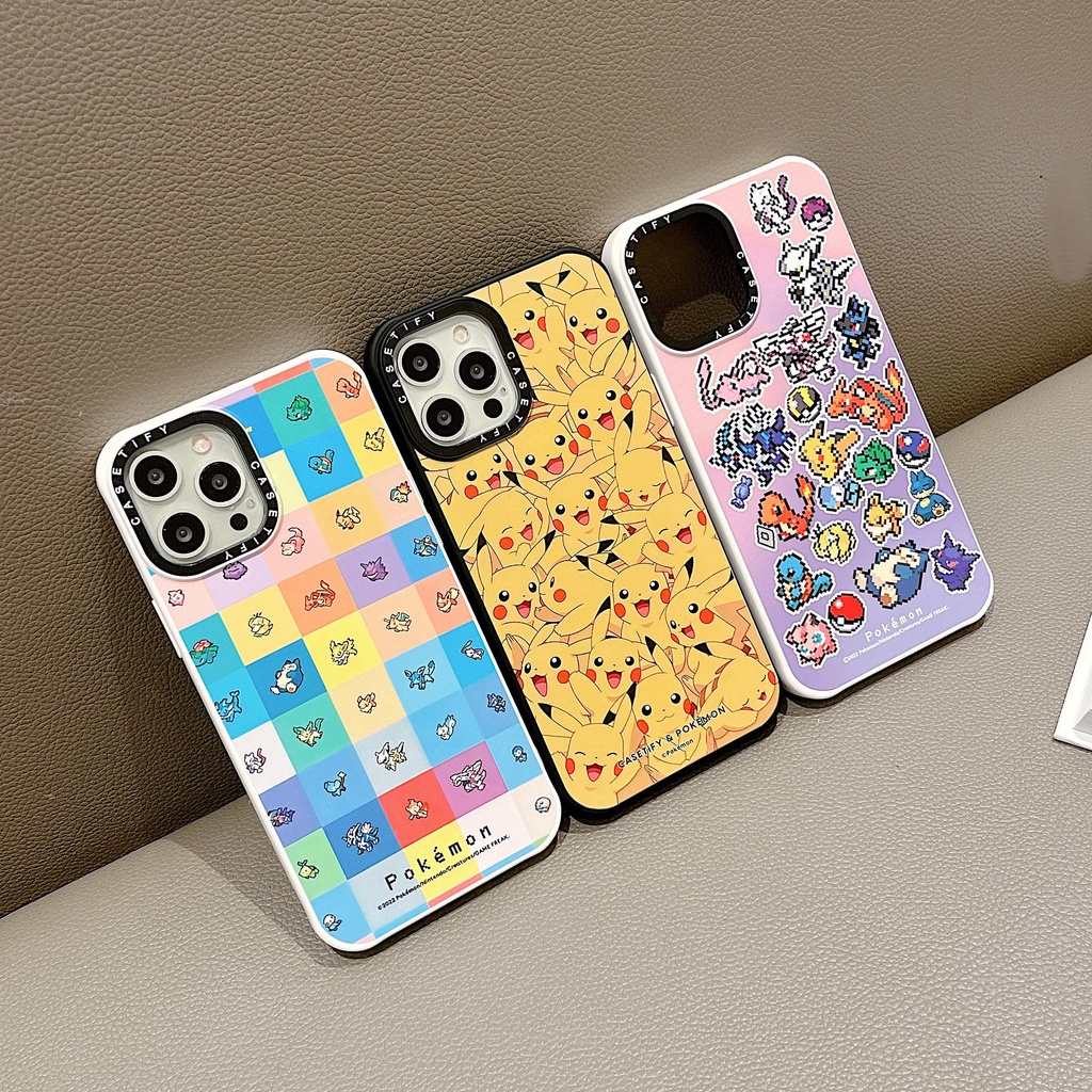 Ốp Điện Thoại Trong Suốt Họa Tiết Pokemon Cho iPhone13Pro iPhone12Pro XS iPhone11 12Promax 13Promax 11 12 13 7P