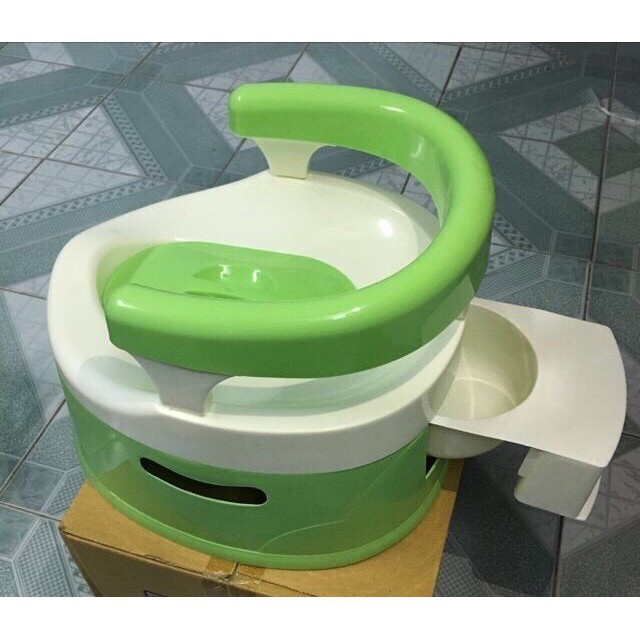 Bô vệ sinh cho bé có ngai tựa lưng cao 10cm - Dụng cụ vệ sinh tiện lợi cho