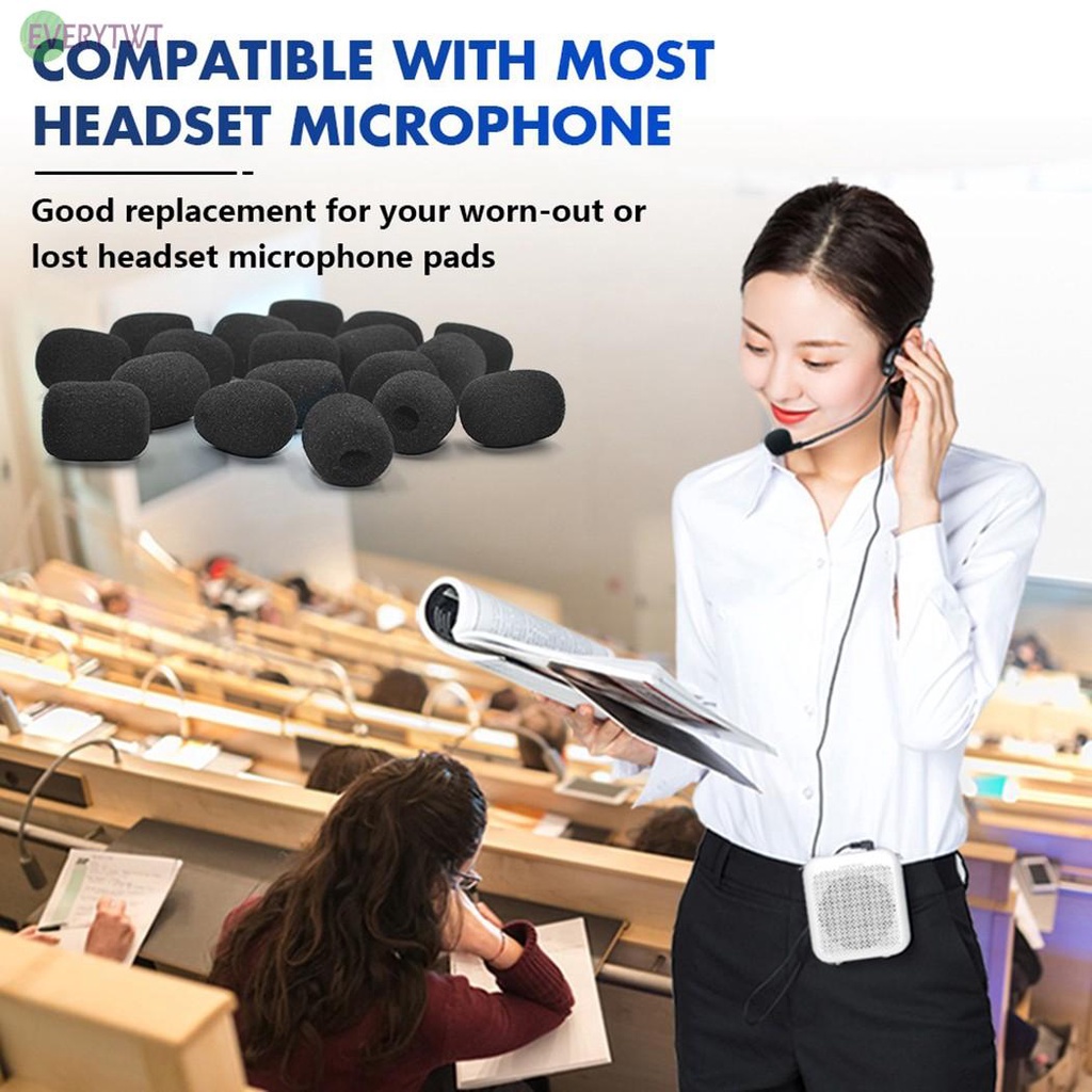 Set 10 miếng xốp lọc tai nghe chất lượng cao 100%