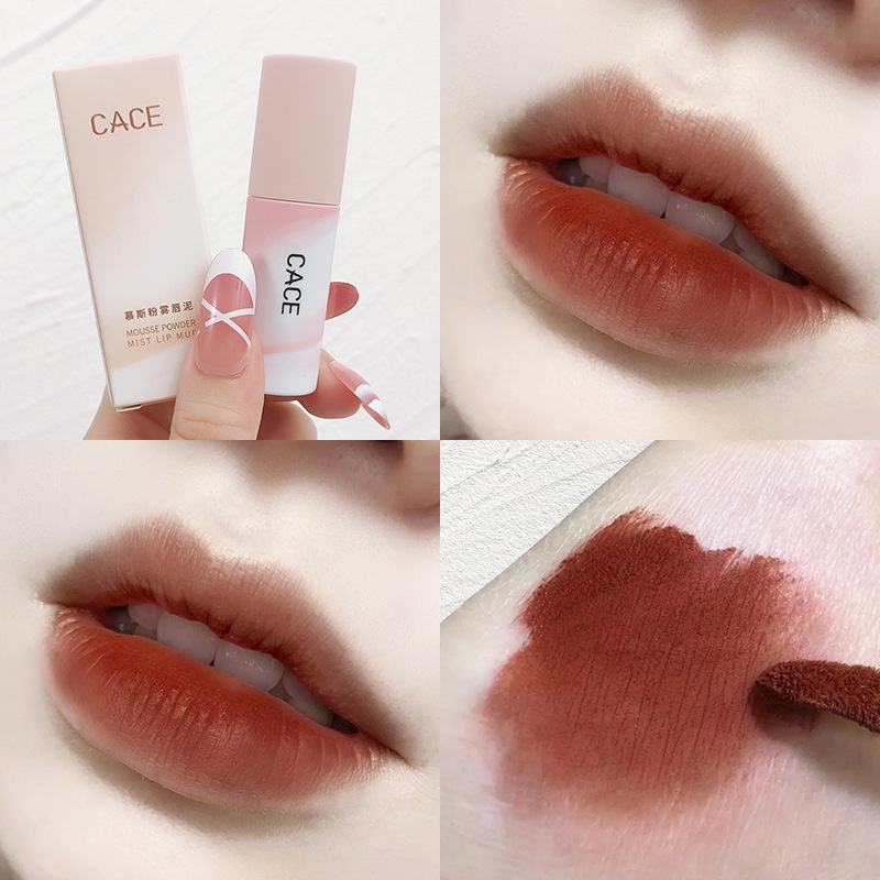 Thỏi son kem lì QIBEST CACE - C11 mịn mượt như nhung chống thấm nước lâu trôi 6 màu 23g | BigBuy360 - bigbuy360.vn